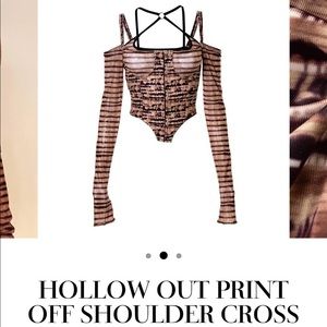 **BRAND NEW** Mesh Long Sleeve Top